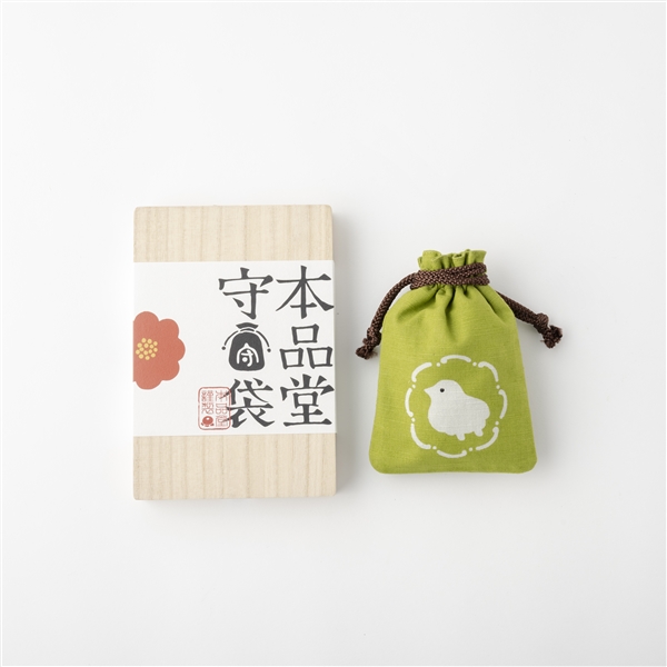 福助×AKOMEYA TOKYO 本品堂 守袋 桐箱入 福千鳥
