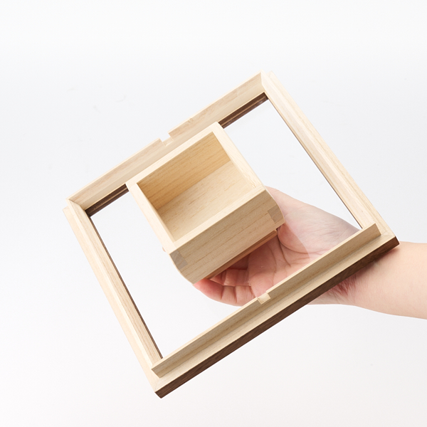 増田桐箱店米びつ kome-bitsu 3kg 柿渋