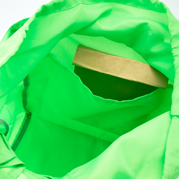 NIZYU KANO/ face別注 ポケッタブル3wayトート 蛍光グリーン