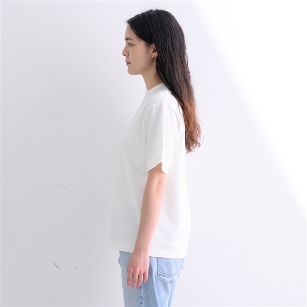 AKOMEYA TOKYO/ 優しく寄り添うTシャツ M ホワイト