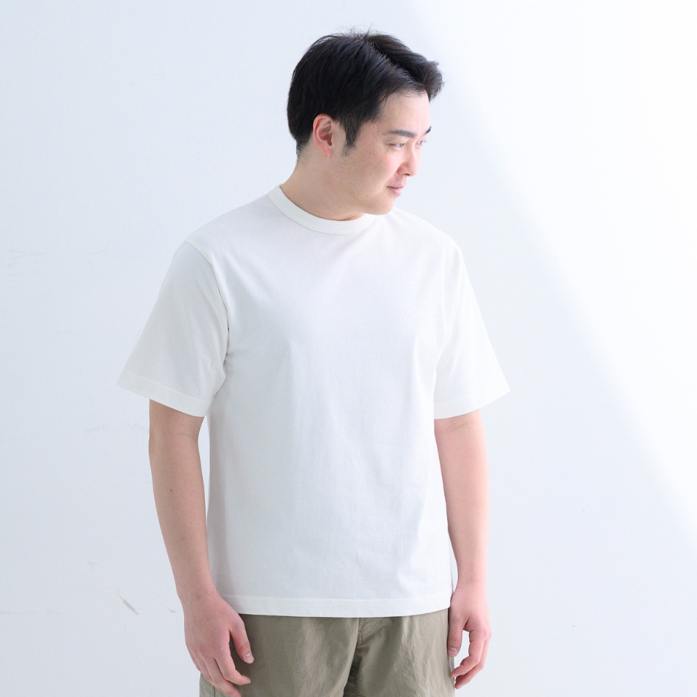 AKOMEYA TOKYO/ 優しく寄り添うTシャツ L ホワイト