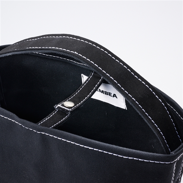 TEMBEA/ CUBE TOTE BASIC BLACK×BLACK