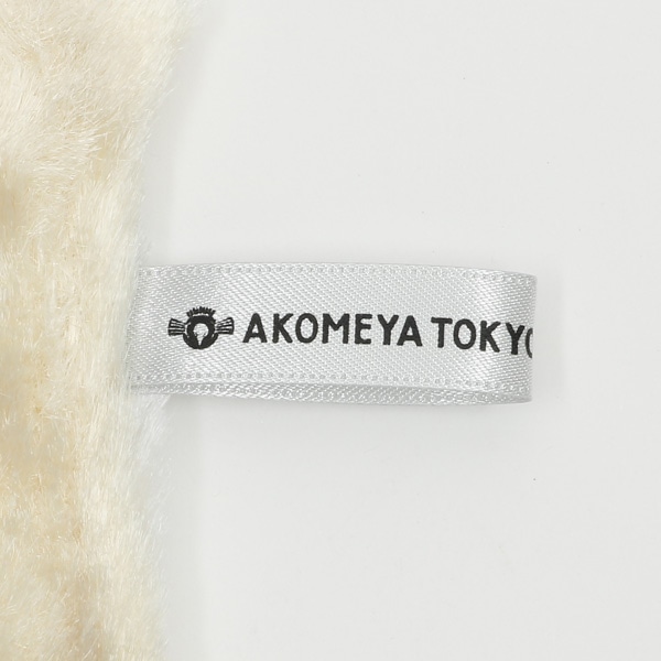 AKOMEYA TOKYO/ ボアレンジクロス　ライトベージュ× ホワイト