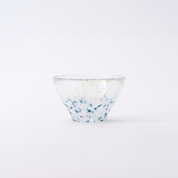 AKOMEYA TOKYO/ 津軽びいどろセット 金彩オパールスモークブルー