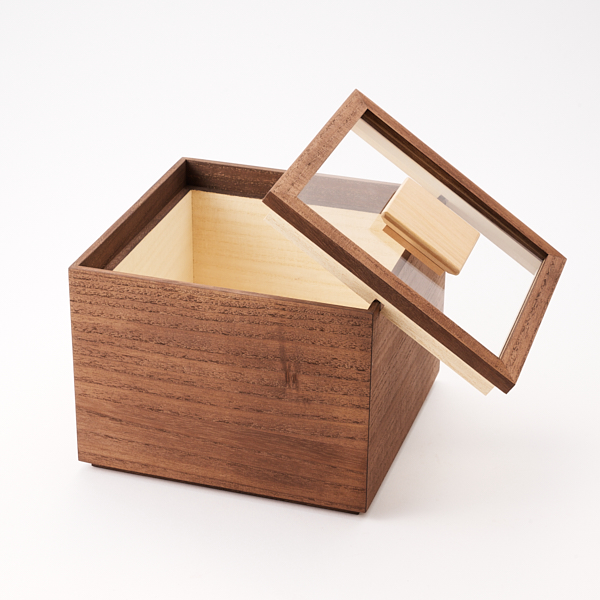 増田桐箱店米びつ kome-bitsu 3kg 柿渋