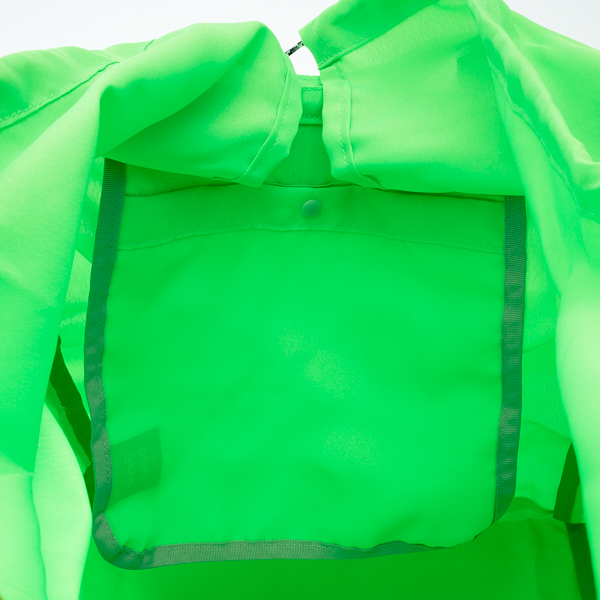 NIZYU KANO/ face別注 ポケッタブル3wayトート 蛍光グリーン