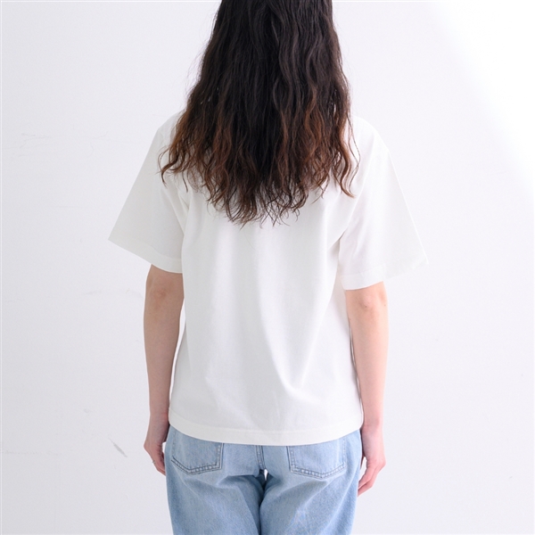 AKOMEYA TOKYO/ 優しく寄り添うTシャツ M ホワイト