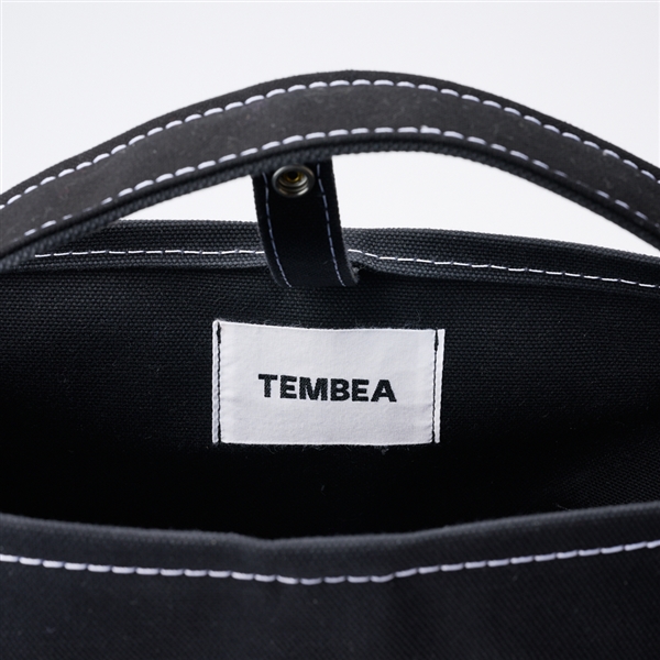 TEMBEA/ CUBE TOTE BASIC BLACK×BLACK