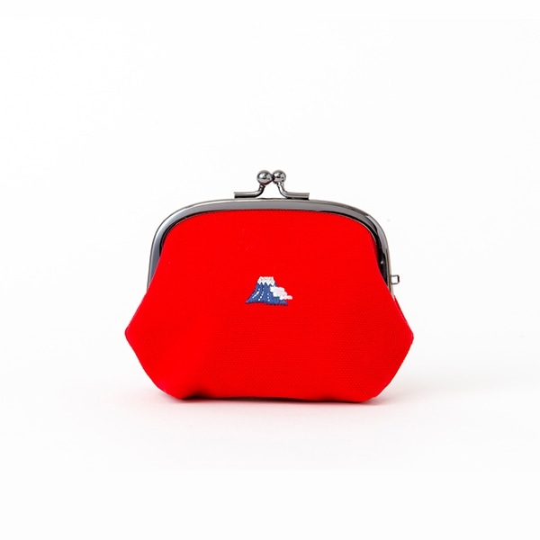 Akomeya Tokyo 吉祥文様 ちびがまぐち 富士山 紅 富士山 紅 ファッション Akomeya Tokyo Akomeya Tokyo 吉祥文様 ちびがまぐち 富士山 紅 富士山 紅 ファッション Akomeya Tokyo