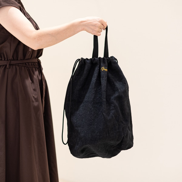 Akomeya Tokyo Napron Patients ジュートバッグ ｌ ブラック ブラック ファッション Akomeya Tokyo