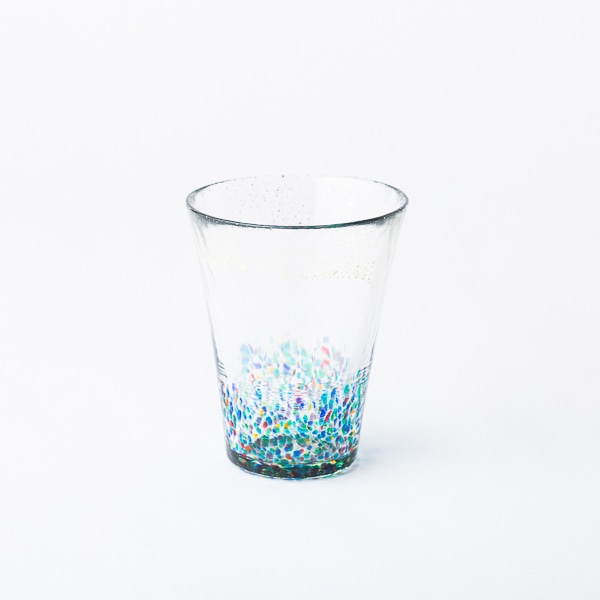 津軽びいどろ まつり金彩 タンブラー ブルー タンブラー 食器 Akomeya Tokyo