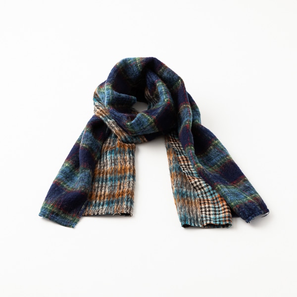 Nine Tailor/ Kalan Stole Turquise×Blue(Turquise×Blue