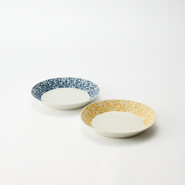 AKOMEYA TOKYO/ 勲山窯 VEGETABLEプレート 小 イエロー