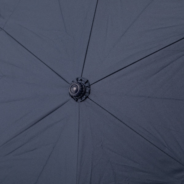Because バイカラー折りたたみ晴雨兼用傘 ネイビー(ネイビー