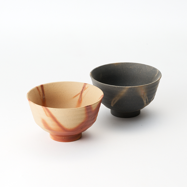 AKOMEYA TOKYO/ 備前焼 緋襷飯碗 黒土