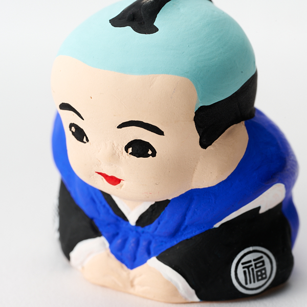 福助人形 福助人形 福助さん 明治・大正時代 希少 レア 貴重 極彩色 京都