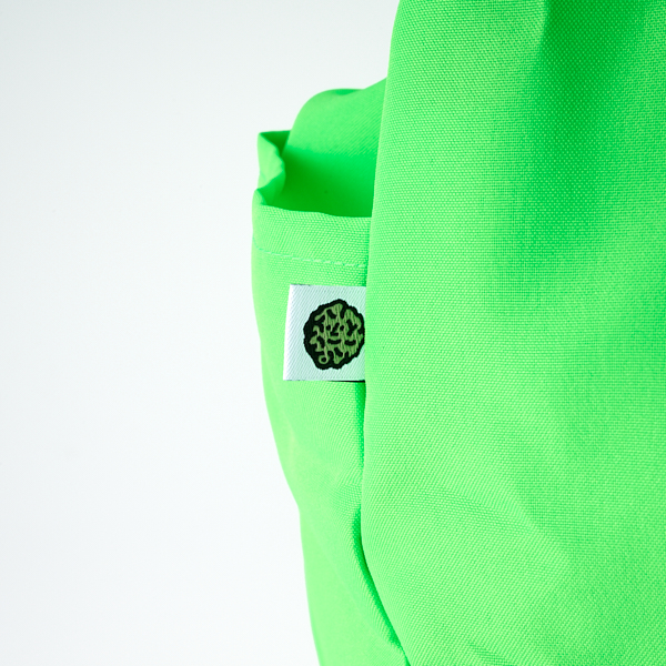 NIZYU KANO/ face別注 ポケッタブル3wayトート 蛍光グリーン