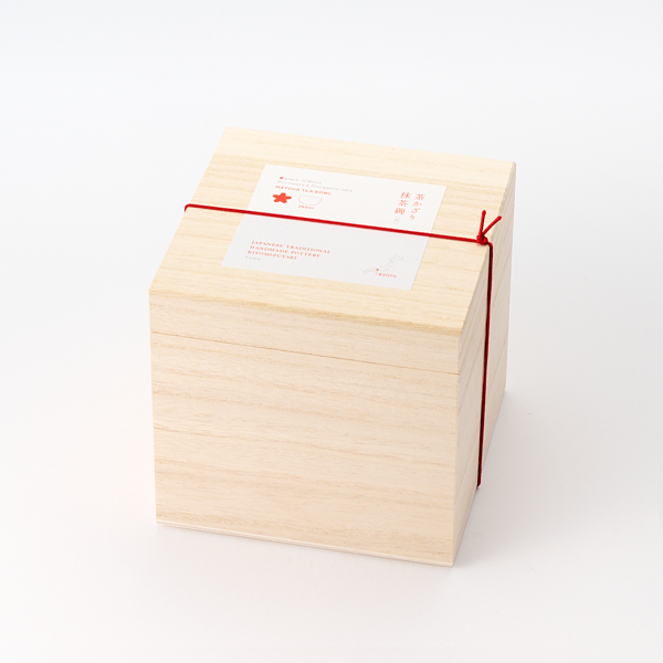 茶かざり抹茶碗 桜 黒