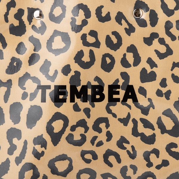 TEMBEA/PAPER TOTE SMALL LEOPARD