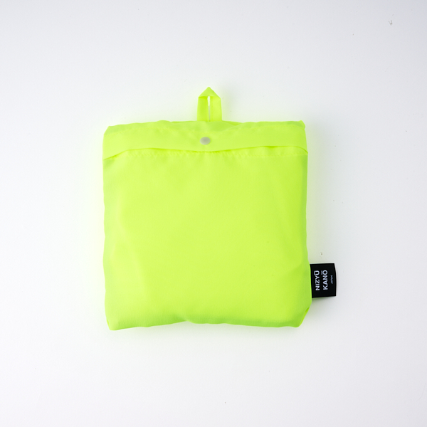 NIZYU KANO/ face別注 ポケッタブル3wayトート 蛍光イエロー