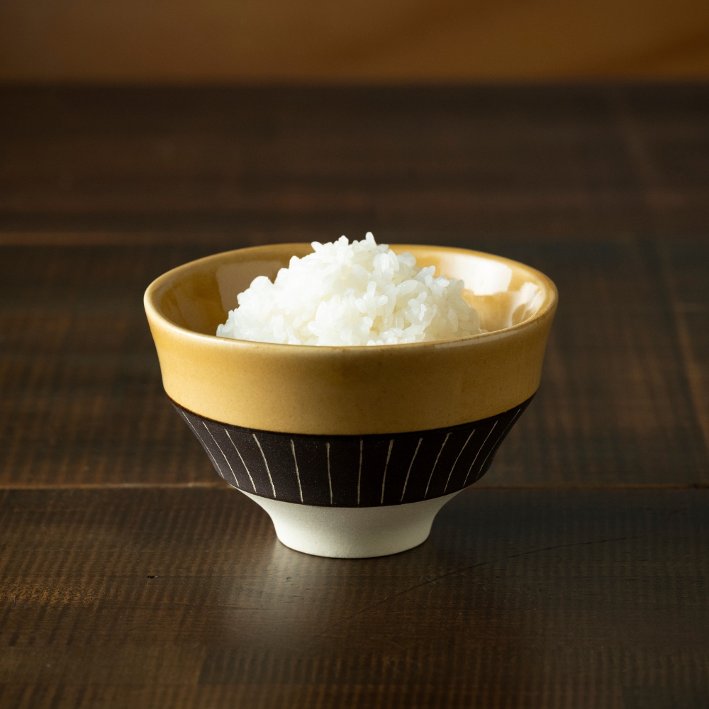 AKOMEYA TOKYO/ 美濃焼 独楽型碗 黄釉