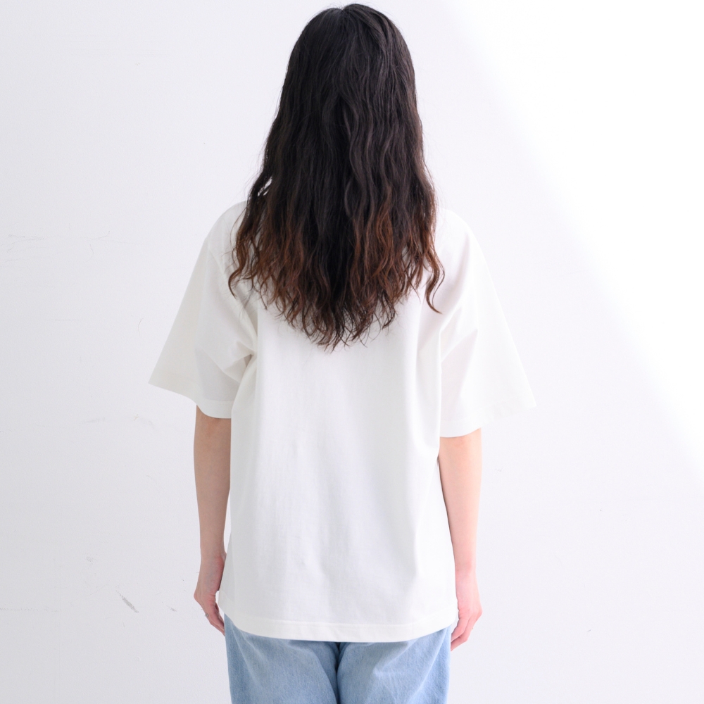 AKOMEYA TOKYO/ 優しく寄り添うTシャツ L ホワイト