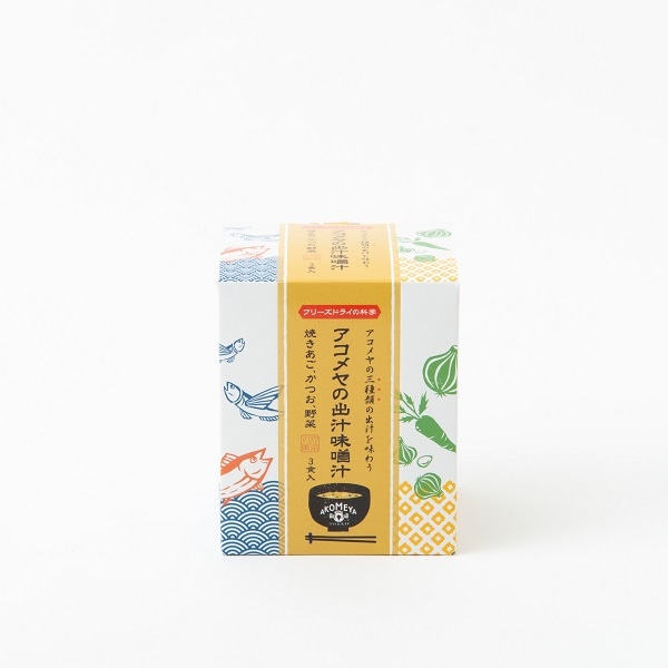 AKOMEYA TOKYO/ アコメヤの出汁味噌汁　3種セット　BOX入り