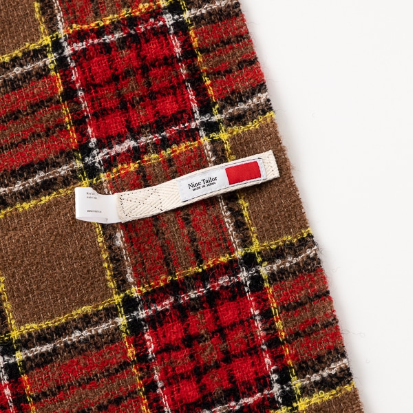 Nine Tailor/ Kalan Stole Brown×Red(Brown×Red): ファッション