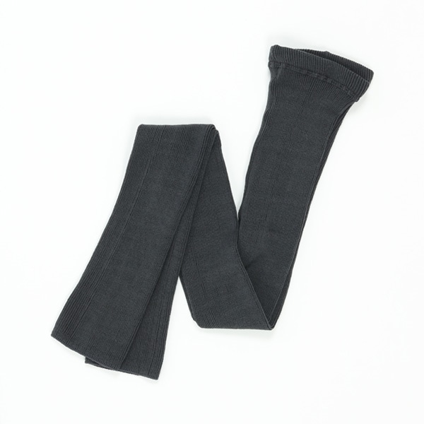 Hakne シルクリブレギンス チャコール ファッション Akomeya Tokyo