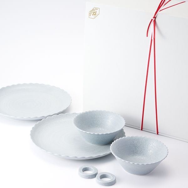 AKOMEYA TOKYO/ 渕波プレート＆レスト ペアセット: 食器｜AKOMEYA TOKYO