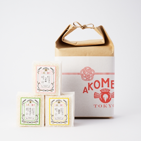 AKOMEYA TOKYO/ お米3種食べ比べセット（令和7年産）
