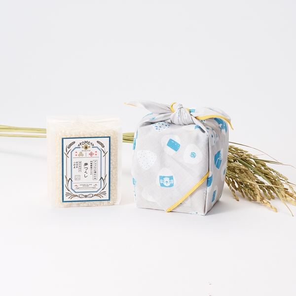 AKOMEYA TOKYO/ お米プチギフト 夢つくし こふろしき包み（令和7年産