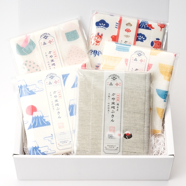 AKOMEYA TOKYO/ かや生地ふきん 5枚セット