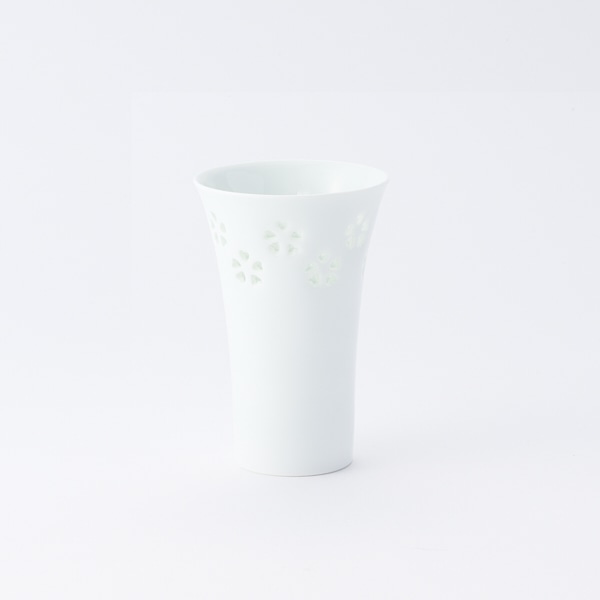 AKOMEYA TOKYO/ 水晶彫 冷酒杯 花詰