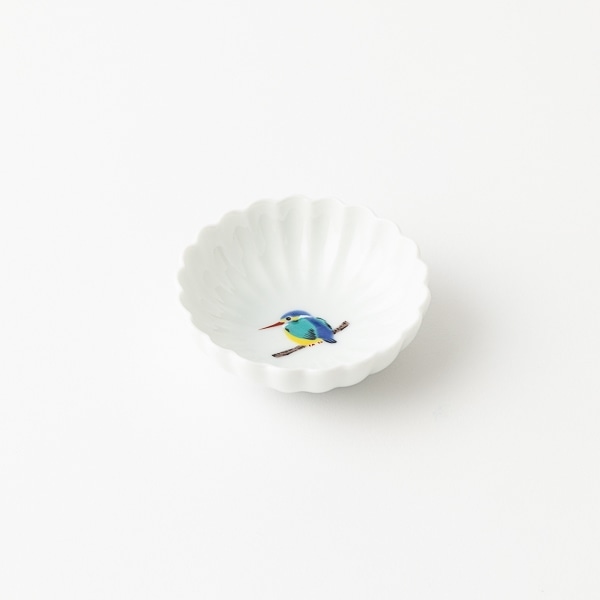 九谷焼 ちゅんちゅん小付 翡翠（かわせみ）(かわせみ): 食器｜AKOMEYA