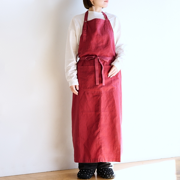 アモリコ エプロン amorico（アモリコ）PVC キャメル無地 エプロン（男女兼用） (エプロン