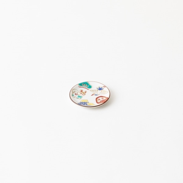 AKOMEYA TOKYO/ 九谷焼　姫皿　吉祥紋