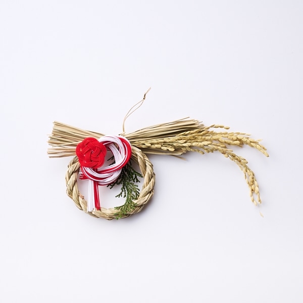 AKOMEYA TOKYO/ Green Scape　稲穂輪飾り　梅結び　紅白