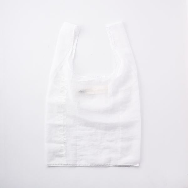 AKOMEYA TOKYO/ コンパクトショッピングバッグ ホワイト