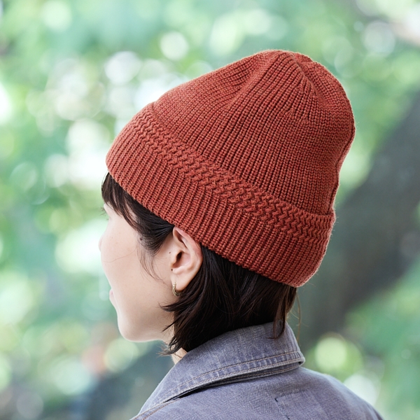 AKOMEYA TOKYO/ 洗える柔らかニット帽　マンダリン