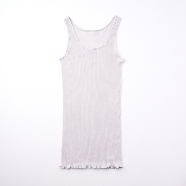 AKOMEYA TOKYO/ on肌 リブタンクトップ グレー