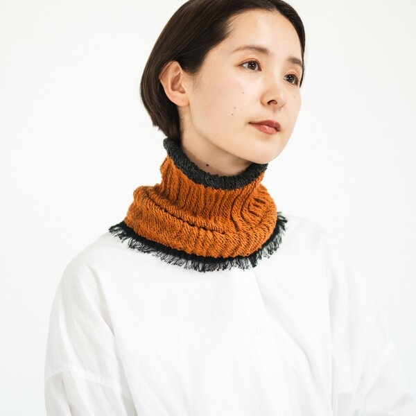 AKOMEYA TOKYO/ 工房織座 ウールネックウォーマー　マンダリン