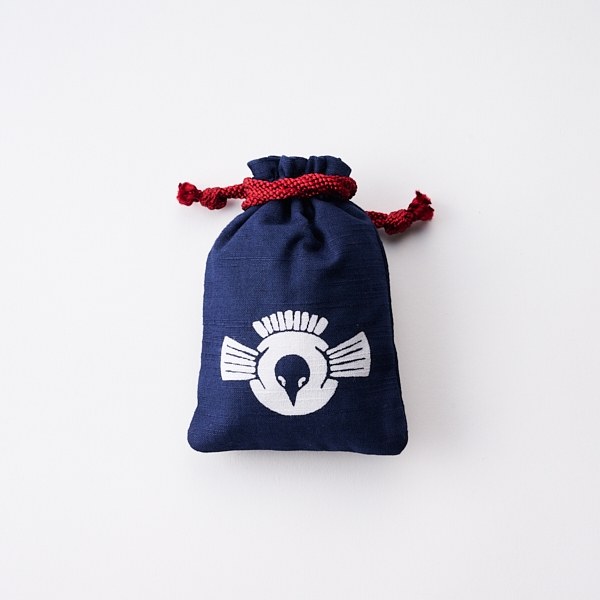 福助×AKOMEYA TOKYO 本品堂 守袋 桐箱入 福良雀