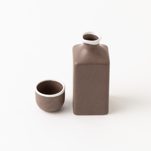 美濃焼陶器市 AKM2－35 酒器セット 茶(ブラウン): 食器｜AKOMEYA