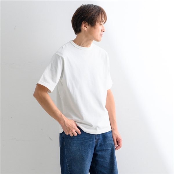 AKOMEYA TOKYO/ 優しく寄り添うTシャツ L ホワイト