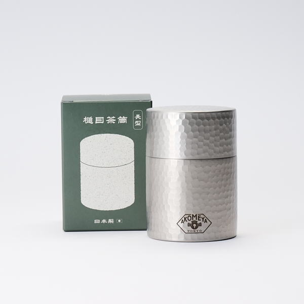 AKOMEYA TOKYO/槌目茶筒 長型