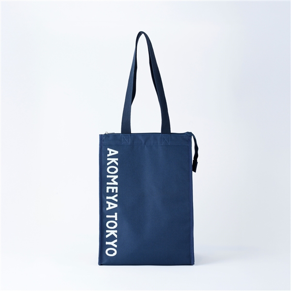 AKOMEYA TOKYO/ 縦型保冷バッグ ネイビー