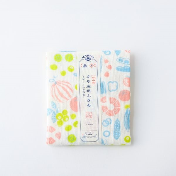 AKOMEYA TOKYO/ かや生地ふきん 夏野菜