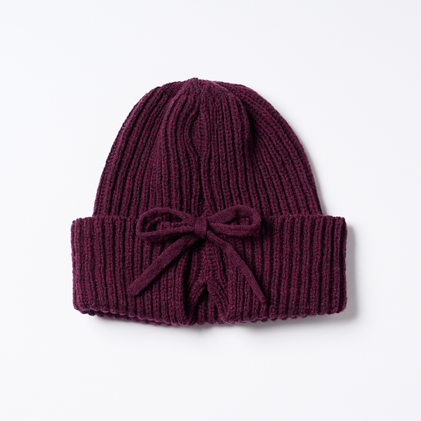 AKOMEYA TOKYO/p cnq　aria 2way ribbon knit watch バーガンディー