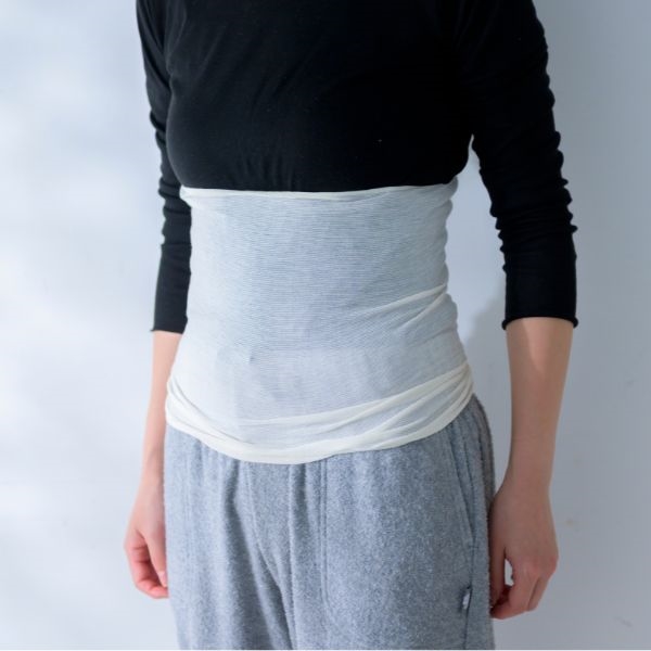AKOMEYA TOKYO/ 着けていないような極薄腹巻　シルク混